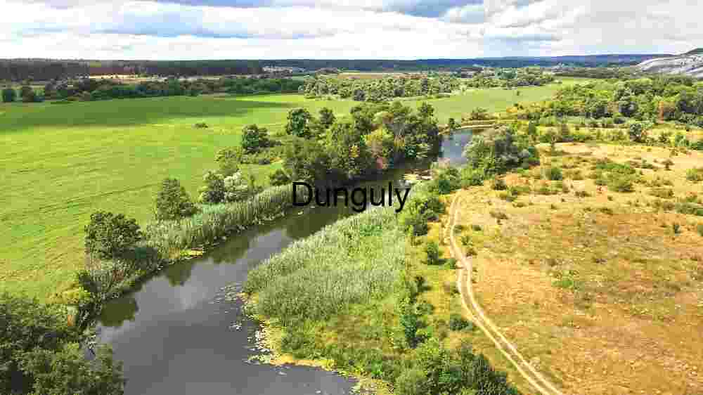 Beautiful River Landscape Floodplain