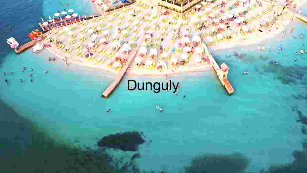 Ionic Sea Beach of Ksamil Albania