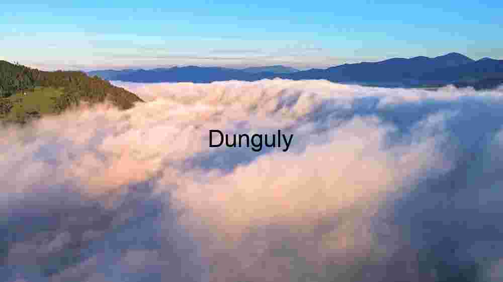 White Fog with Mountains