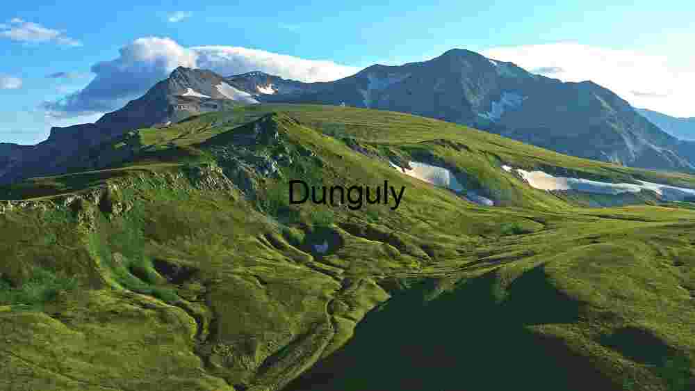 Mountainous Landscape with Snow