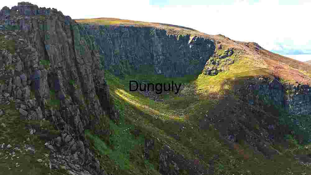 High Cup Nick Stream Rushing Through Valley