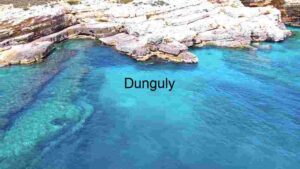 Azure Escape: Aerial View of a Secluded Coastal Paradise