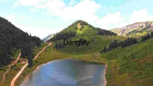 Serene Mountain Lake Panorama