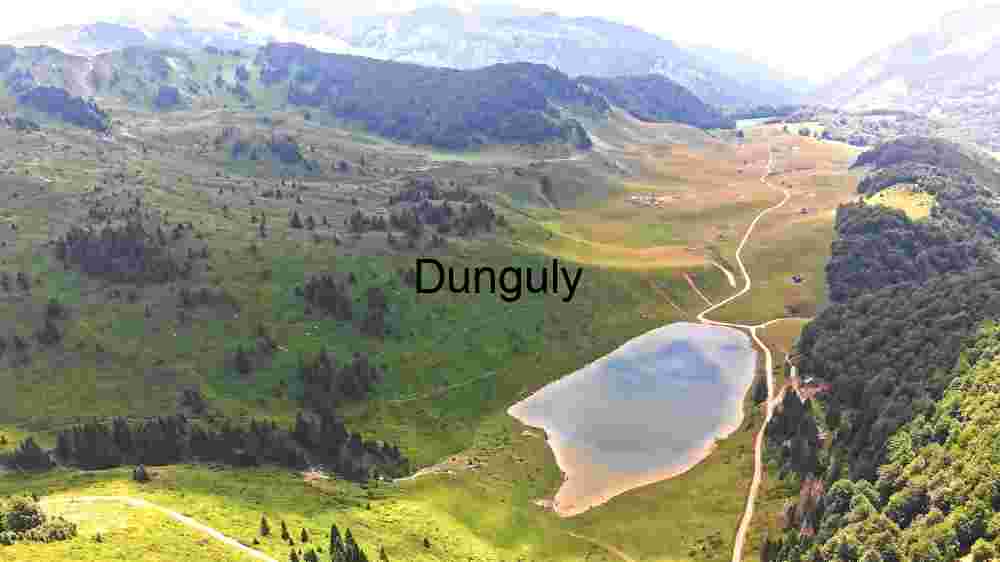 Serene Mountain Lake Panorama