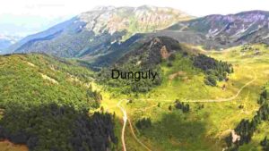 Lush Mountain Landscape of Verdant Valleys