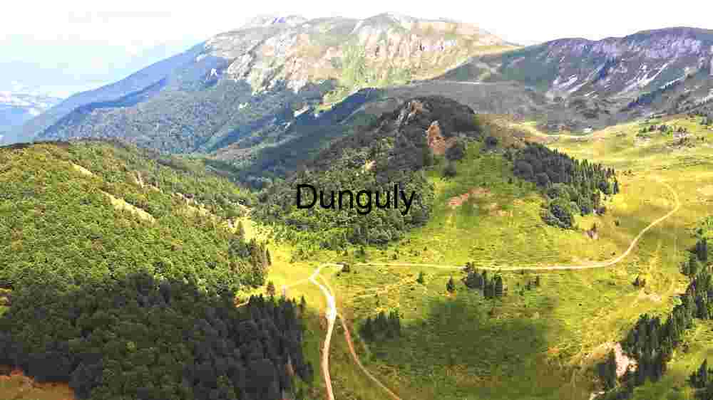Lush Mountain Landscape of Verdant Valleys