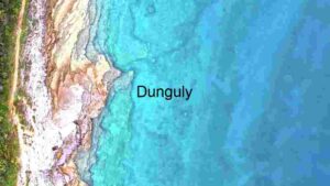 Aerial View of a Crystal Clear Coastline