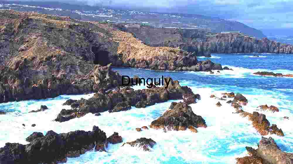 Rugged Coastal Beauty: A Symphony of Blue and Brown