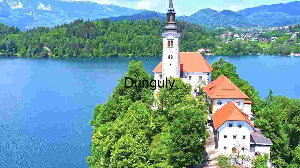 Tranquil Island Church Amidst Nature's Embrace