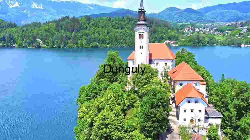 Beautiful Island Church Amidst Nature's Embrace