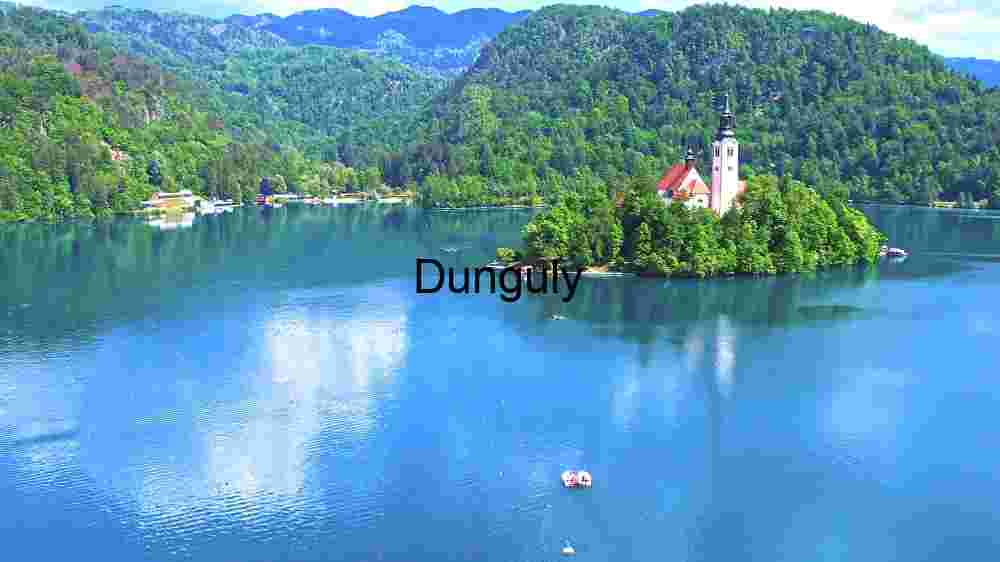 Beautiful Island Church Amidst Nature's Embrace