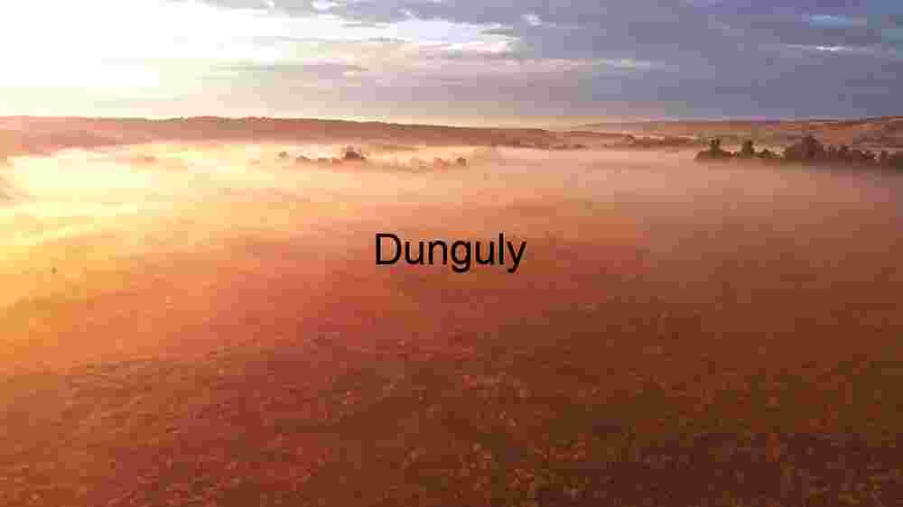 Misty Sunrise Over Fields