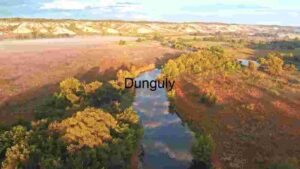 Serene River Landscape at Sunset