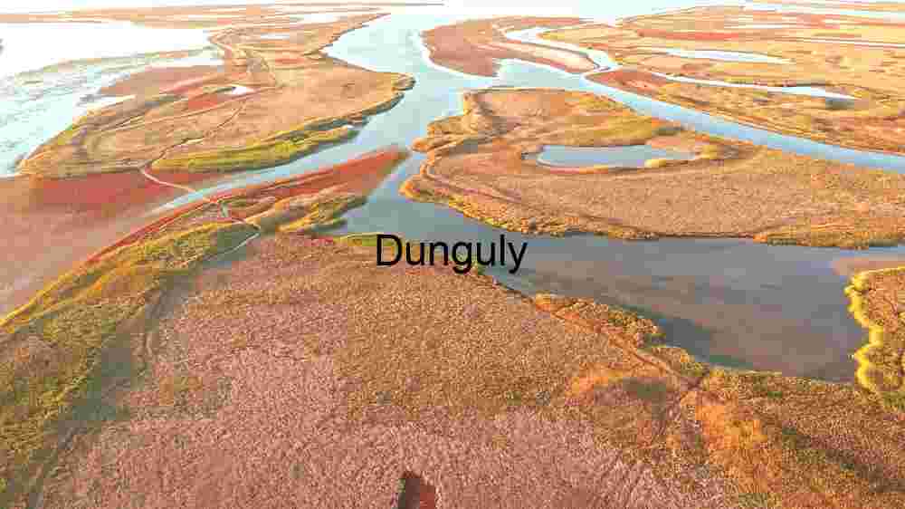 Red Wetland at Sunrise