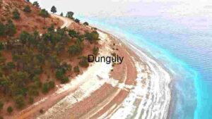 Aerial View of a Secluded Beach