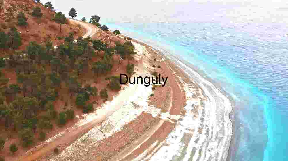 Aerial View of a Secluded Beach