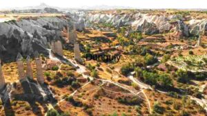 Aerial Majesty: Cappadocia's Geological Wonders