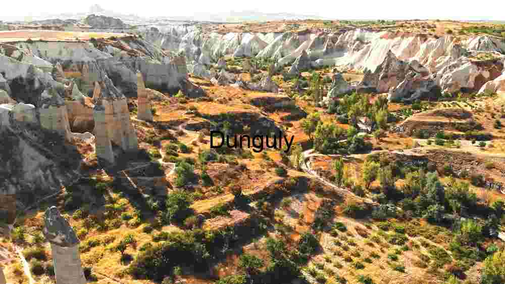 Aerial View: Cappadocia's Geological Wonders