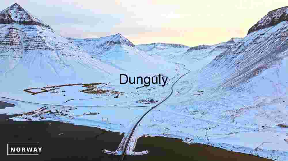 Snow-Covered Valley in Norway