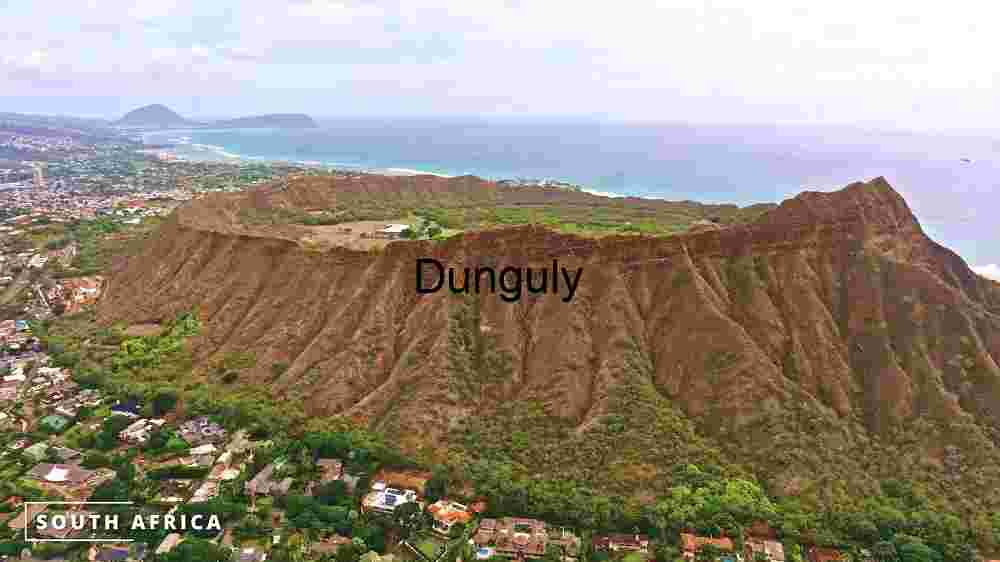 Landscape Striking Geological Formation in South Africa