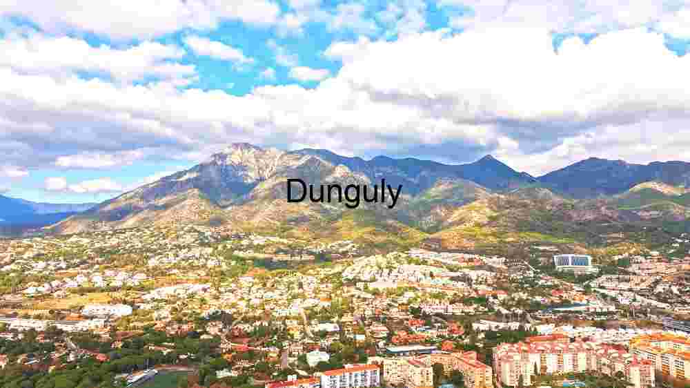 Majestic Mountain Town Panorama