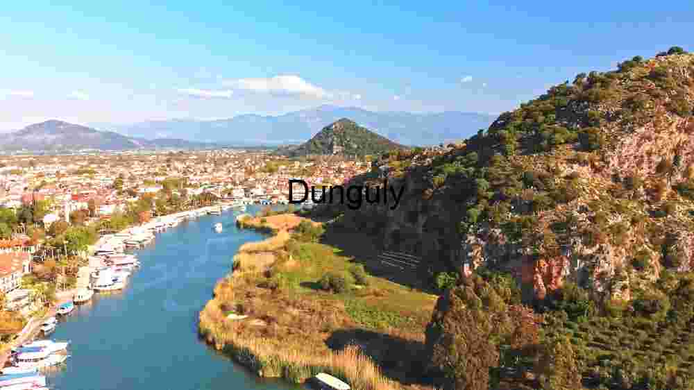 Mediterranean Serenity: Aerial View of a Coastal Town
