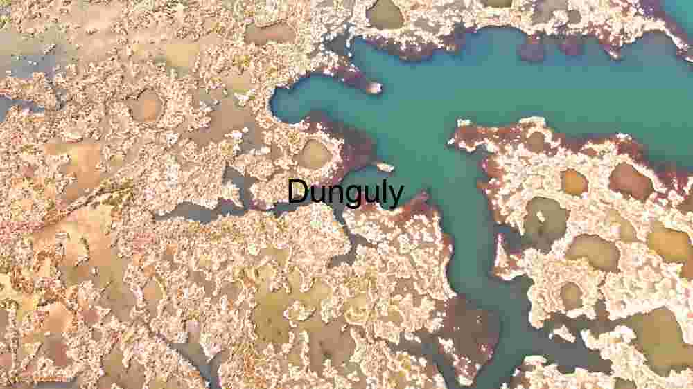 Marvel at Aerial Spectacle of a Salt Lake