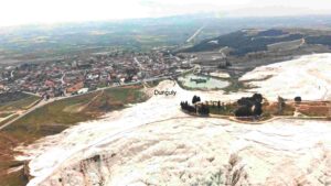 Aerial View of a Geothermal Landscape