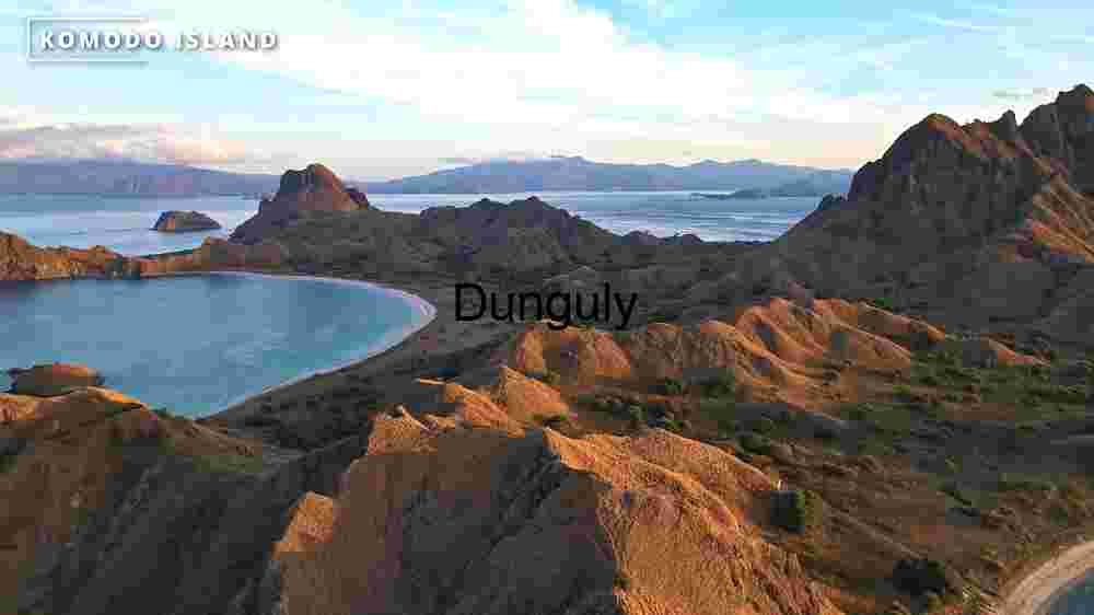 Aerial View of Komodo Island