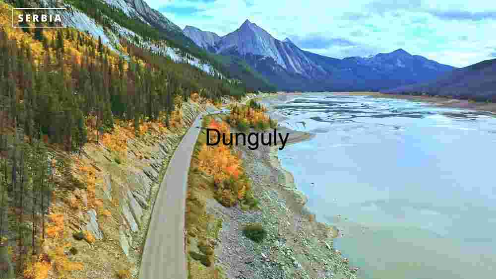 Autumnal Hues Along the Serbian Mountain Road