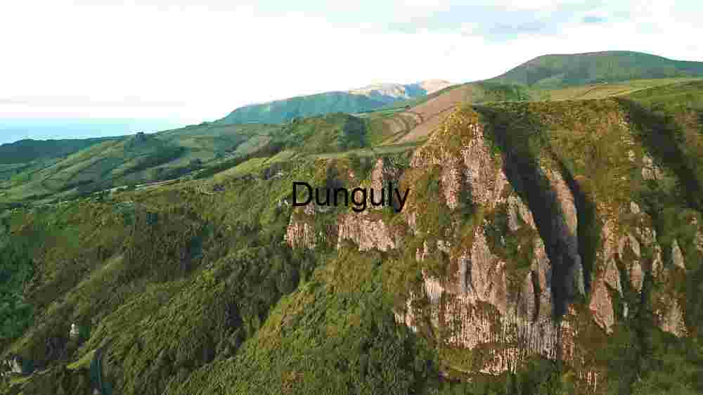 Verdant Cliffs and Rolling Hills