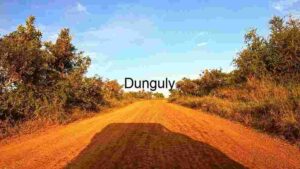 Rustic Charm: A Dusty Country Road at Sunset