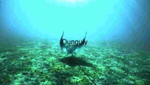 Graceful Spotted Eagle Ray in Sunlit Ocean Depths