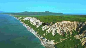 Majestic Coastal Cliffs: A Panoramic View of Nature's Grandeur