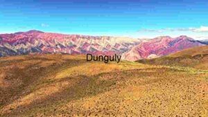 Vibrant Palette of Nature: The Colourful Mountain Range