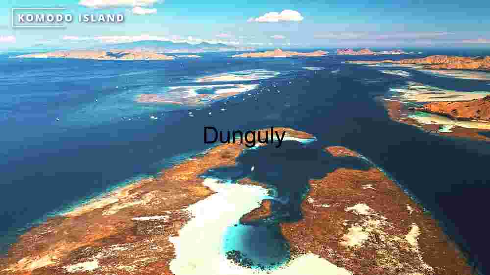 Komodo Island: Aerial Marvel of Turquoise Waters