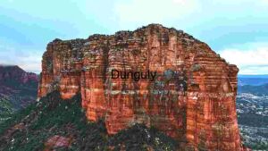 Geological Grandeur: The Majestic Red Rock Formation