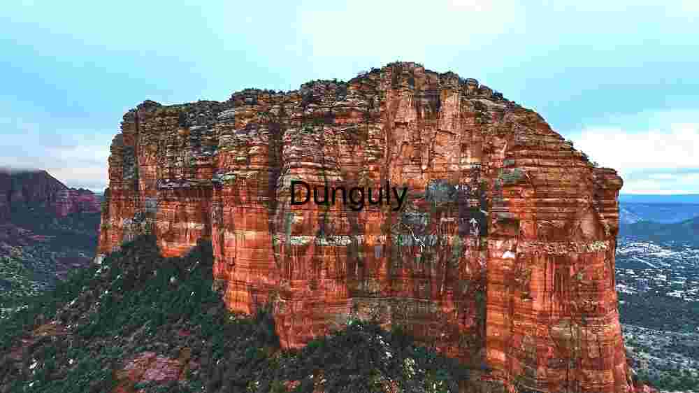 Geological Grandeur: The Majestic Red Rock Formation