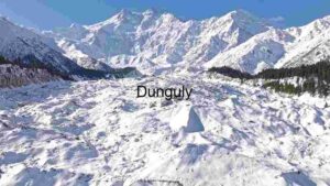 Aerial View of Snow-Covered Mountains