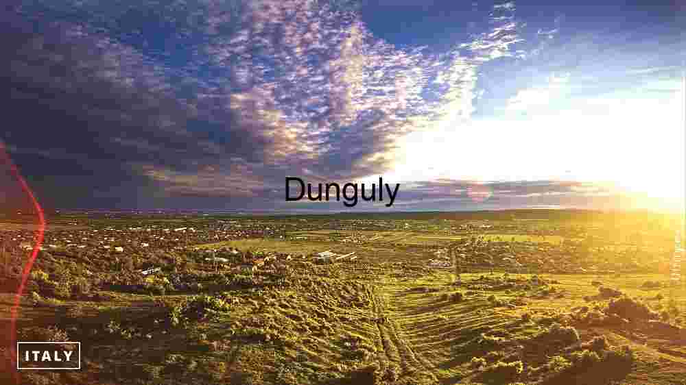 Sunset Over Italian Countryside