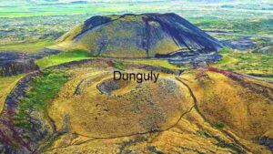 The Volcanic Majesty: An Aerial Perspective of Iceland's Geology