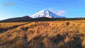 Majestic Lanín Volcano at Sunrise