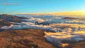 An US Mountainous Terrain and Clouds