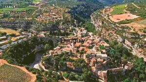 Traditional Village Amidst Lush Greenery