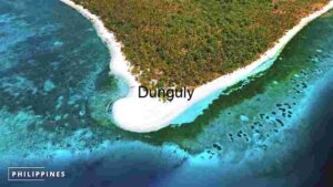 Tropical Paradise: Aerial View of a Serene Philippine Island