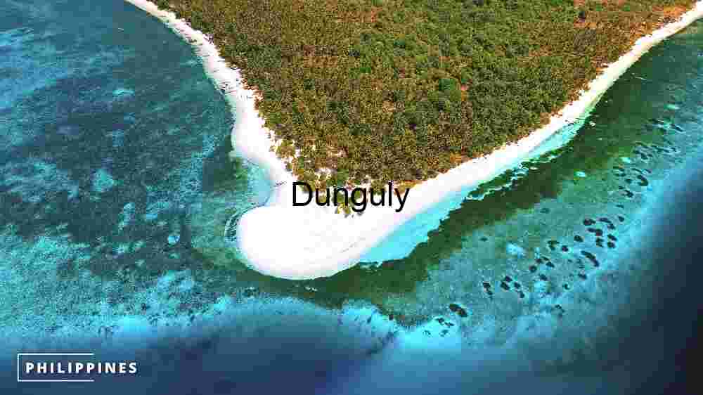 Tropical Paradise: Aerial View of a Serene Philippine Island