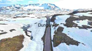 A Scenic Road Through the Snow-Capped Mountains of Chile