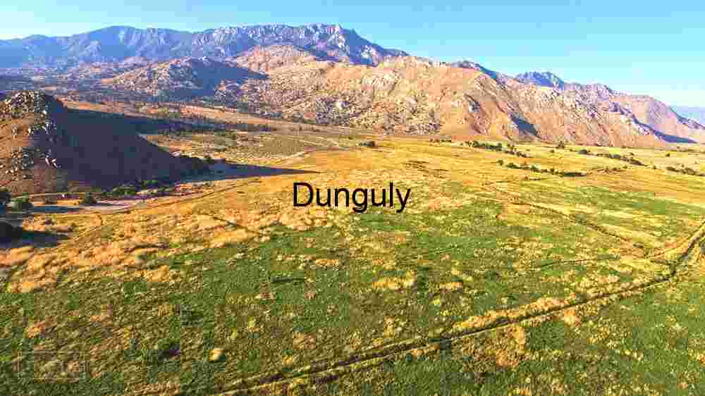 Mountain Range Overlooking a Valley