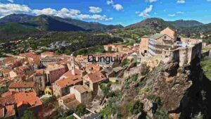 Historic Mountain Town Panorama