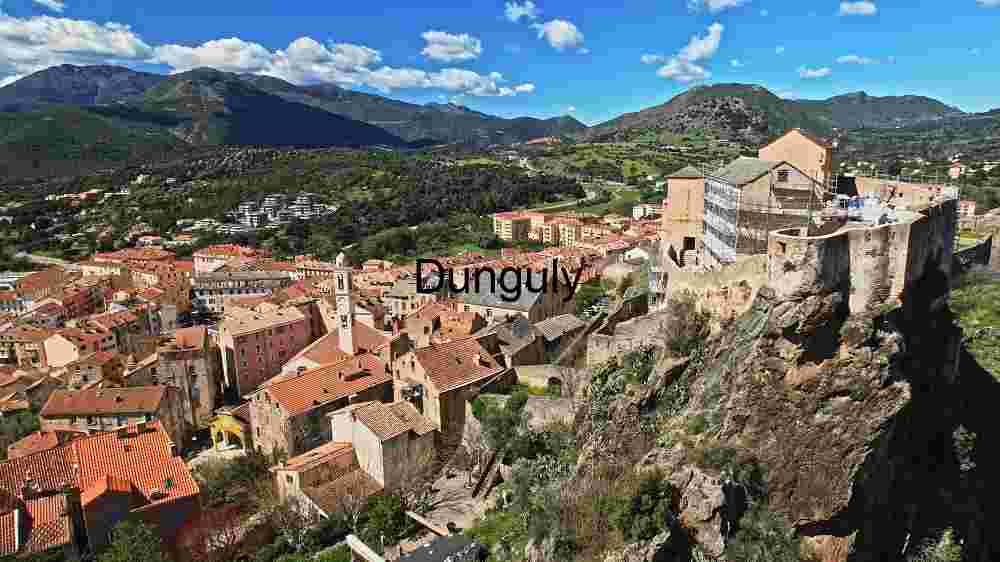 Historic Mountain Town Panorama